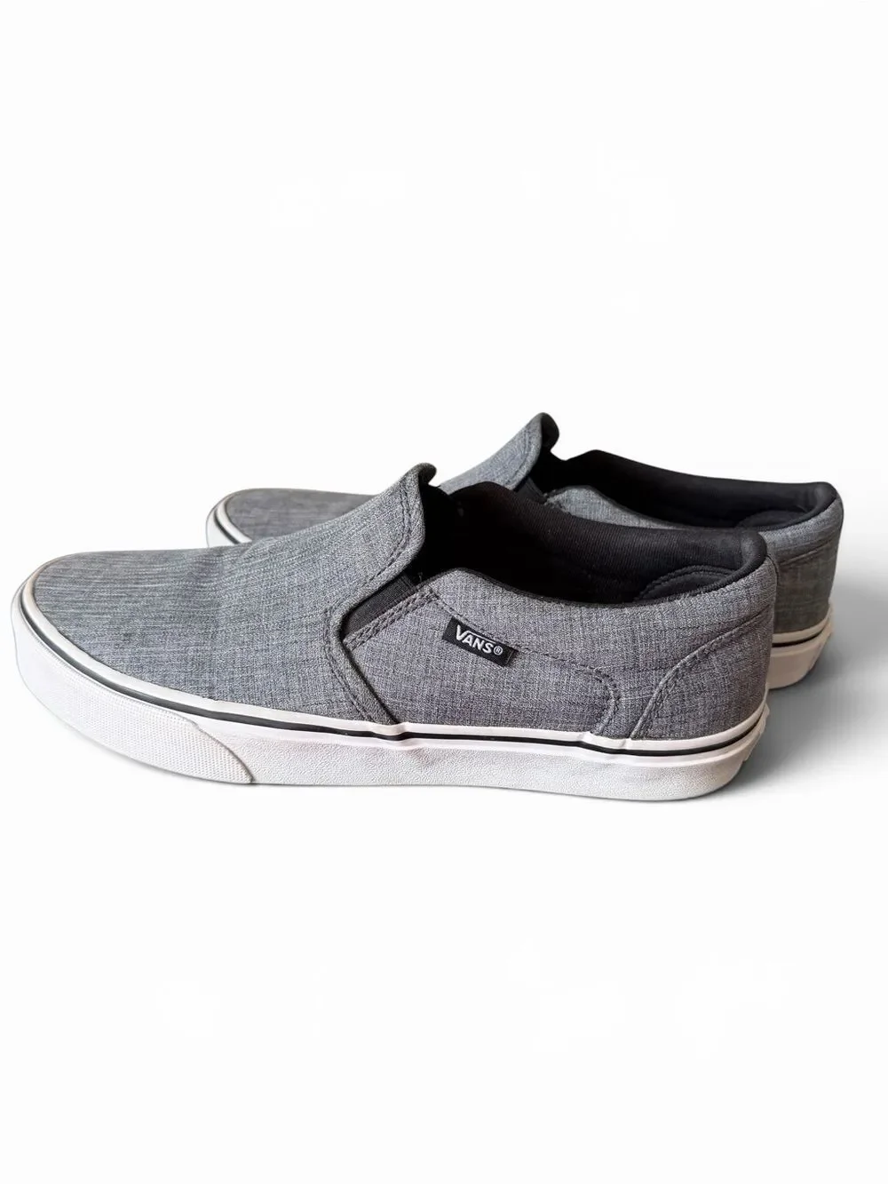 Vans Slip-On Casual Sneakers in Gray M7.5W9